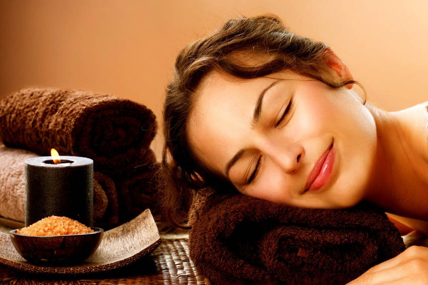 Liệu trình thư giãn trong không gian spa